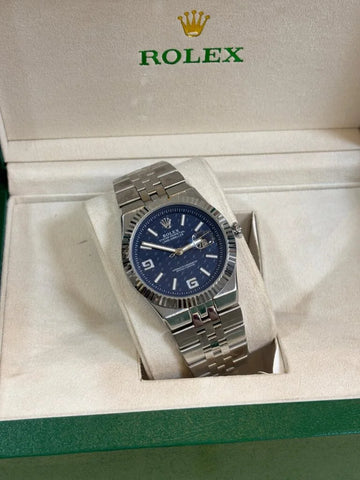 ROLEX LAND DEWELLER | QUARTZ | PREMIUM QUALITY | BLUE DIAL