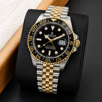 ROLEX GMT | BLACK DIAL | TRUE-TONE BRACELET