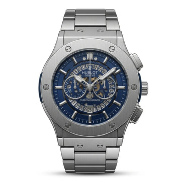 HUBLOT CHRONO STEEL | GENEVE | BLACK DIAL | PREMIUM QUALITY