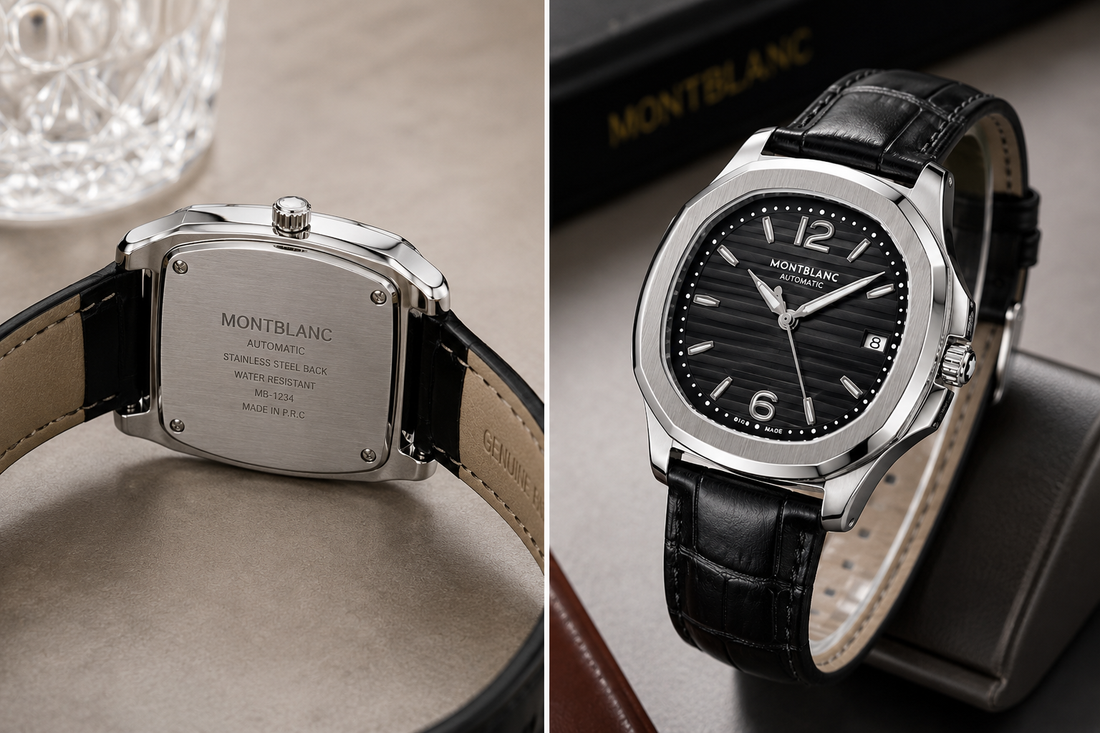PATEK PHILLIPE | QUARTZ | LEATHER STRAP | BLACK DIAL