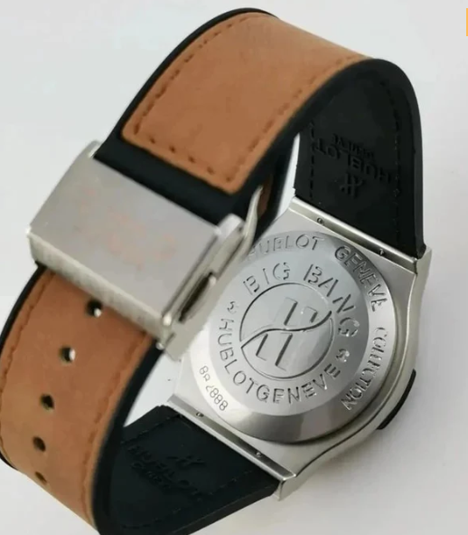 HUBLOT CHRONO LEATHER | GENEVE | BLACK DIAL