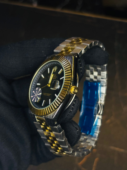 ROLEX LAND DWELLER | QUARTZ | PREMIUM QUALITY | BLACK DIAL