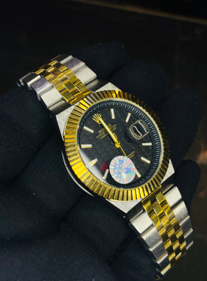 ROLEX LAND DWELLER | QUARTZ | PREMIUM QUALITY | BLACK DIAL