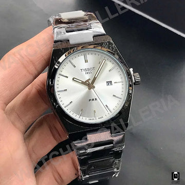 TISSOT PRX | QUARTZ | PLAIN DIAL | MASTER CLONE | SILVER