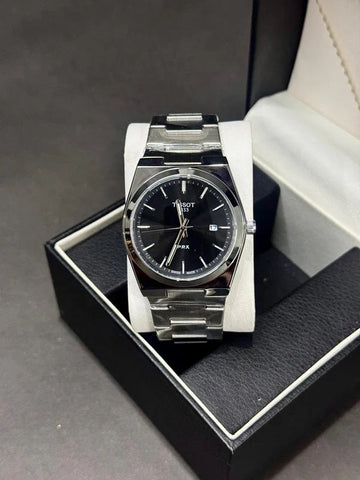 TISSOT PRX | QUARTZ | PLAIN DIAL | MASTER CLONE | BLACK