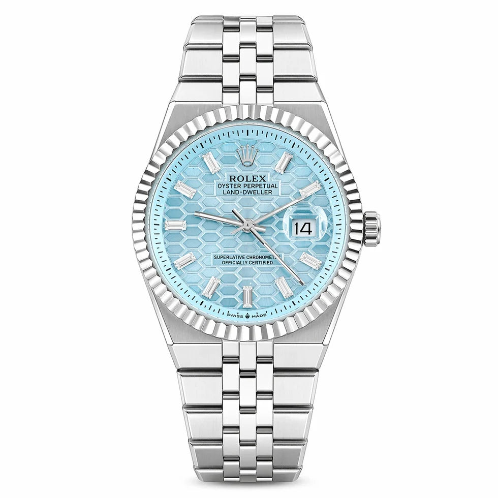 ROLEX LAND DEWELLER | QUARTZ | PREMIUM QUALITY | TIFFANY DIAL