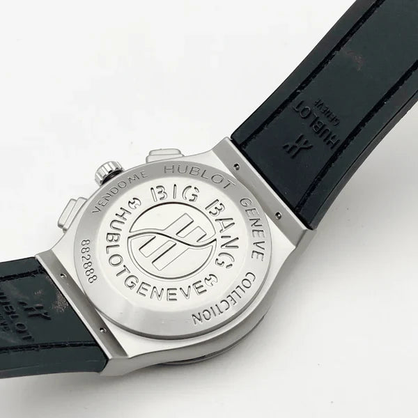 HUBLOT CHRONO LEATHER | GENEVE | GREY DIAL
