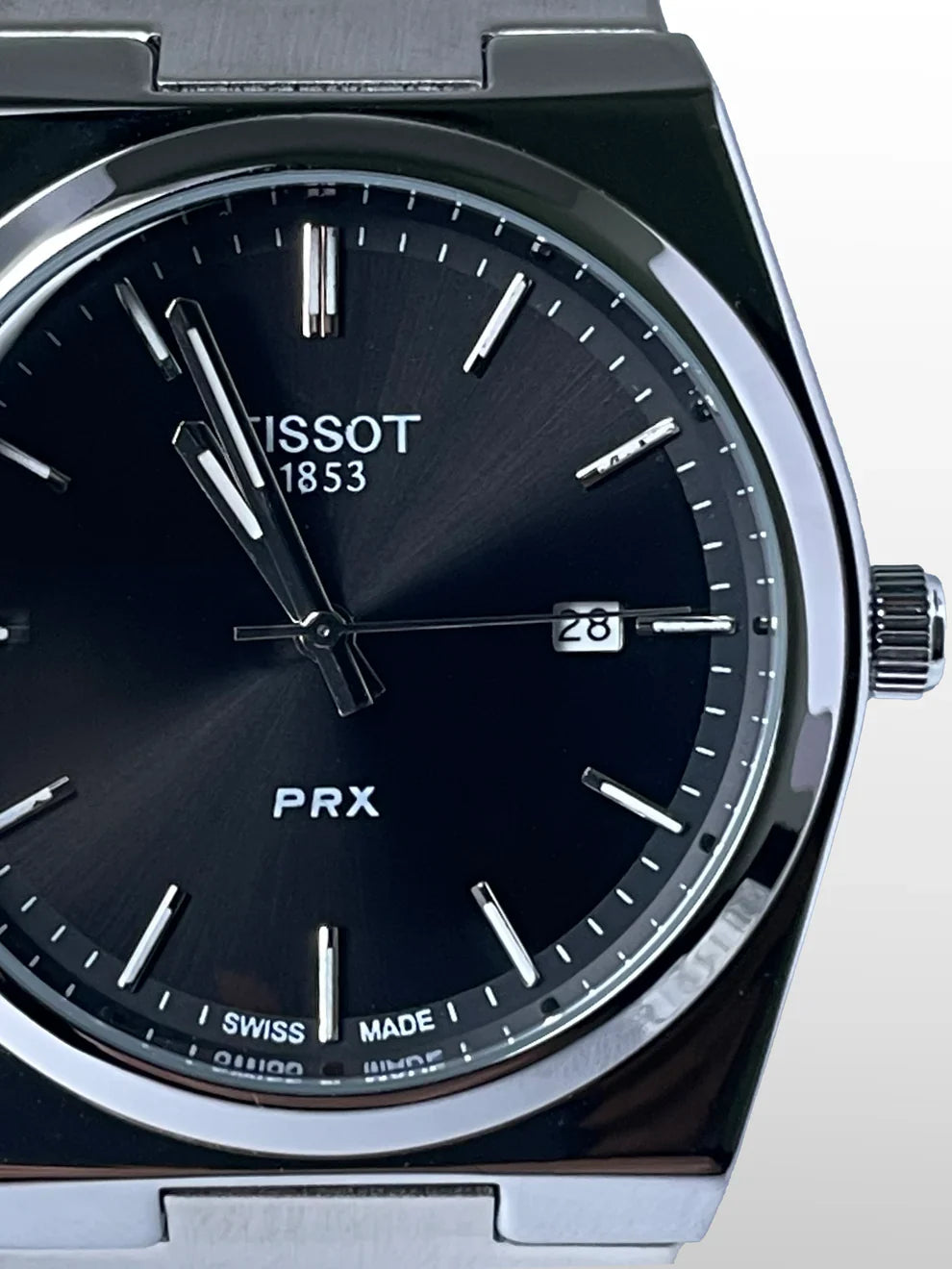 TISSOT PRX | QUARTZ | PLAIN DIAL | MASTER CLONE | BLACK
